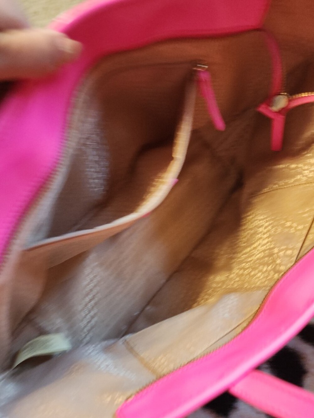 Hot Pink Kate Spade Tote - Picture 5 of 7
